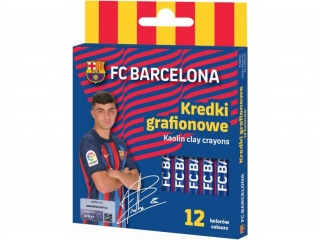 Kredki grafionowe ASTRA FC Barcelona 12 kolorw