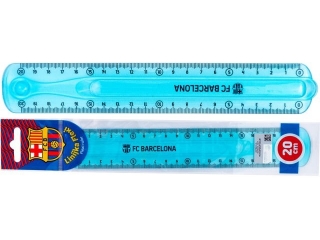 Linijka 20 cm FLEXI FC Barcelona - 1 szt. opp bag
