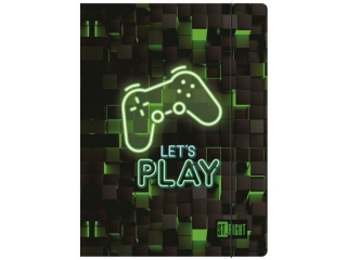 Teczka z gumk A4 DARK GAME ST.RIGHT- 300g/m2