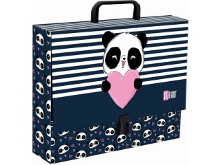 Teczka z rczk A4 XL, LOVE PANDA ST.RIGHT