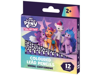 Kredki grafionowe My Little Pony - 12 kolorw - 7/85 mm Nnowo