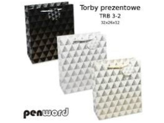 TORBY PREZENTOWE TRB .3-2 32x26x12 [opakowanie=12szt] (SZPSH)