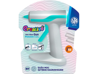 Pistolet do kleju na gorco 30W ASTRA Creativo w zestawie 2 kleje