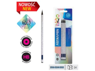 Owki z czarnego drewna ASTRAPEN HOLOmania - 3 szt. blister Nnowo