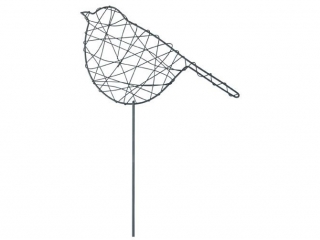 Ptak na piku metal 47cm