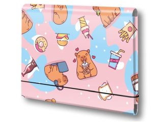 PENMATE TECZKA AMANA A5 NA GUMK T 0121 KAPIBARA FOOD FOLIA MAT NIERYSUJCA