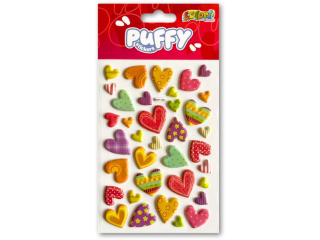 PENMATE KOLORI NAKLEJKI PUFFY SWP-306A VALENTINES