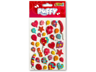 PENMATE KOLORI NAKLEJKI PUFFY SWP-307B PARTY
