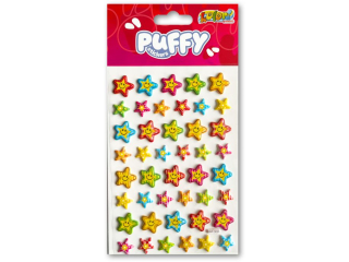 PENMATE KOLORI NAKLEJKI PUFFY SWP-303A STAR COOKKIES