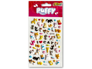 PENMATE KOLORI NAKLEJKI PUFFY SWP-404 I LOVE DOG
