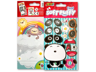 PENMATE KOLORI NAKLEJKI PUFFY SWP-3608 FUN WITH PANDA