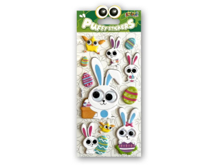 PENMATE KOLORI NAKLEJKI PUFFY SWPE-2002 EASTER BUNNIES EYES