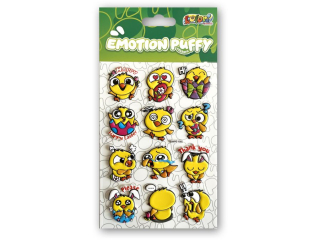 PENMATE KOLORI NAKLEJKI PUFFY SWPE-1802 EMOTION EASTER CHICKS