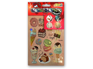 PENMATE KOLORI NAKLEJKI HOLOGRAPHIC LGS-4006 SWEETS