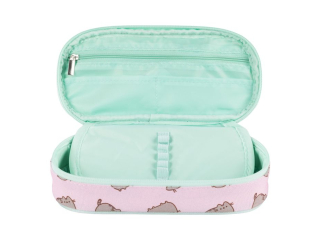 Pirnik saszetka usztywniona z wewntrzn klapk PUSHEEN PINK