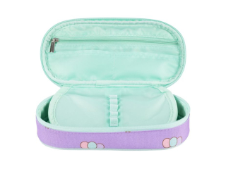 Pirnik saszetka usztywniona z wewntrzn klapk PUSHEEN VIOLET