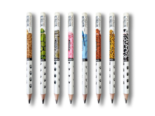PENMATE O��WEK TR�JK�TNY JUMBO 2B 160 MM Z GUMK� ZOO W DISPLEJU 50 SZT. [opakowanie=50szt]