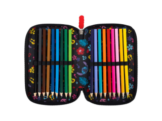 Pirnik szkolny potrjny z wyposaeniem STITCH BLACK ALOHA