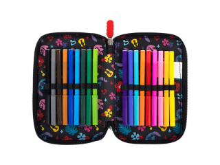 Pirnik szkolny potrjny z wyposaeniem STITCH BLACK ALOHA