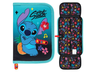 Piórnik dwuklapkowy bez wyposażenia STITCH MINT ALOHA