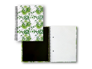 PENMATE BRULION A5 W TWARDEJ OPRAWIE W SPIRALI 80 KARTEK W KRATK� T 0129 FOOTBALL FOLIA MAT NIERYSUJ�CA