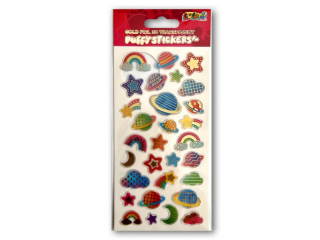 PENMATE KOLORI NAKLEJKI GOLD FOIL 3D TRANSPARENT PUS-1205 PLANETS