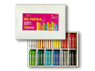MUNGYO PASTELE OLEJNE MOP-144 ZESTAW SZKOLNY 12 KOLOR�W X 12 SZTUK