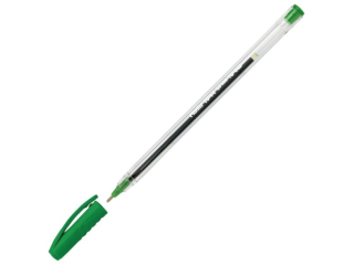 D�ugopis TOMA z nasadk� Pionier, przezroczysta obudowa 1, 0mm - zielony [opakowanie=50szt]TO-023 zielony