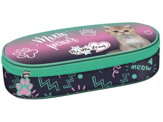 Pirnik saszetka usztywniona z wewntrzn klapk PCL1 MY LITTLE FRIEND, KITTY PARTY
