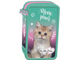 Pirnik szkolny potrjny z wyposaeniem MY LITTLE FRIEND, KITTY PARTY