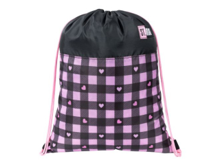 Worek na obuwie SO1 PINK CHECKERED