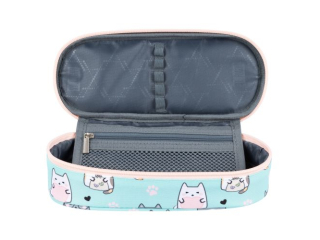 Pirnik saszetka usztywniona z wewntrzn klapk PC1 CHARMING CATS