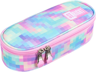 Pirnik saszetka usztywniona z wewntrzn klapk PC1 PASTEL PIXELS