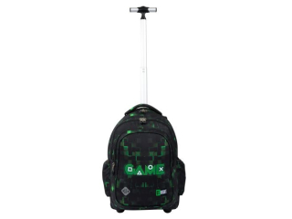 Plecak na kkach 4 komorowy 17" TB1 GREEN GAME