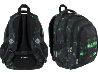 Plecak 4 komorowy 17" BP4 GREEN GAME