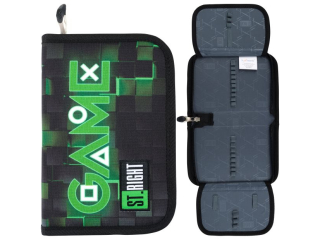 Piórnik dwuklapkowy bez wyposażenia PC3 GREEN GAME