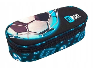 Pirnik saszetka usztywniona z wewntrzn klapk PC1 NEON FOOTBALL