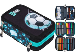Pirnik szkolny potrjny z wyposaeniem PC5 NEON FOOTBALL