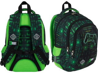 Plecak 3 komorowy 15" BP26 NEON PAD