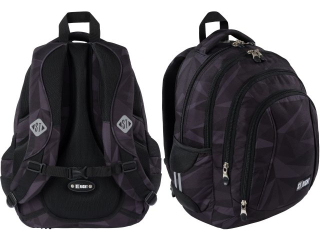 Plecak 4 komorowy 17" BP4 GEOMETRIC GREY