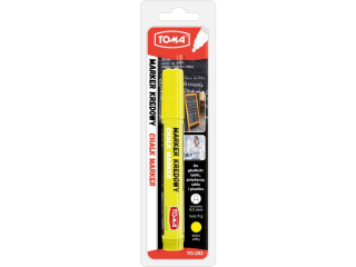 Marker kredowy TOMA 4, 45mm ��ty, blister 1szt.