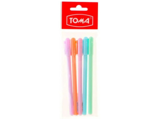 Długopis TOMA Candy mix, poszetka 5szt.