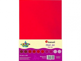 Filc A4/2mm(200g) Ton.czerwona