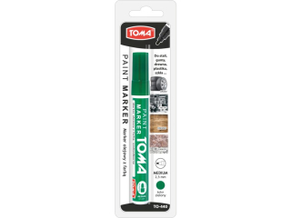 Marker olejowy TOMA zielony, blister 1szt.