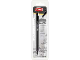 Ołówek TOMA Vega 0, 9mm czarny, komplet 1szt.
