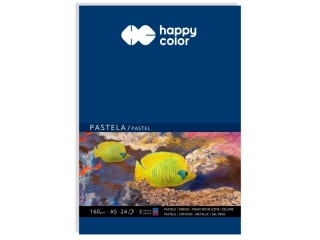 Blok do pasteli, Art  A5, 24 ark, 3 kol, 160g, Happy Color