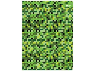Teczka kartonowa z gumk, PIXI, zielony, 24x31cm, Happy Color
