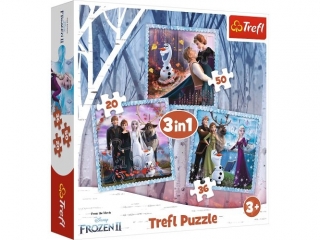 Puzzle "3w1 - Magiczna opowie¶æ" / Disney Frozen 2 34853