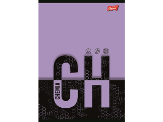 Zeszyt chemia ze �ci�g� A5 60 kartek krata ok�adka laminowana lakier miejscowy UV 70 g/m2   [opakowanie=10szt]