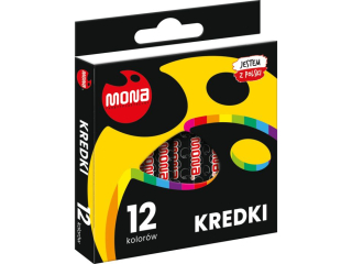 Kredki 12 kolor�w MONA [opakowanie=10szt]